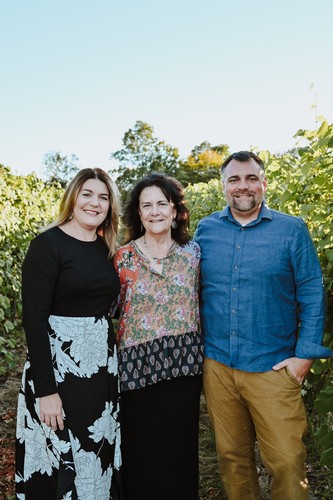 Taylor and Sam Simpson in Lake Leelanau, MI, are dedicated to growing their family wine business.